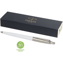 Load image into Gallery viewer, Parker Jotter Recycled ballpoint pen (black ink) — White