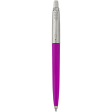 Load image into Gallery viewer, Parker Jotter Recycled ballpoint pen (black ink) — Magenta (front)