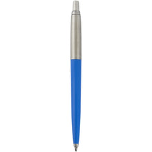 Load image into Gallery viewer, Parker Jotter Recycled ballpoint pen (black ink) — Process blue (back)