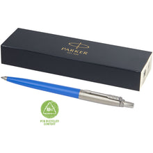 Load image into Gallery viewer, Parker Jotter Recycled ballpoint pen (black ink) — Process blue