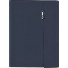 Load image into Gallery viewer, Liberto padfolio — Navy (front)