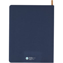 Load image into Gallery viewer, Nomumi A4 portfolio — Navy (back)