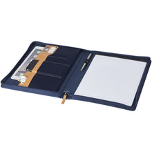 Load image into Gallery viewer, Nomumi A4 portfolio — Navy (detail)
