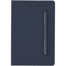 Load image into Gallery viewer, Skribo ballpoint pen and notebook set — Navy (front)