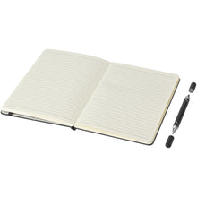 Load image into Gallery viewer, Skribo ballpoint pen and notebook set — Black (detail)