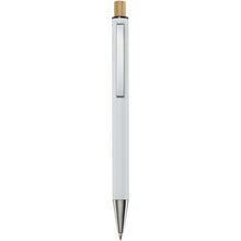 Load image into Gallery viewer, Cyrus recycled aluminium ballpoint pen (blue ink) — White
