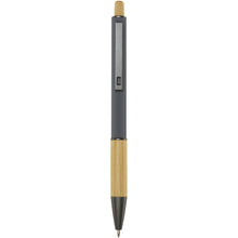Load image into Gallery viewer, Darius recycled aluminium ballpoint pen (blue ink) — Grey