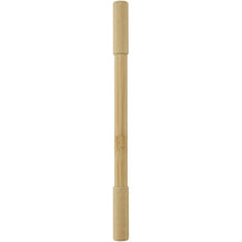 Load image into Gallery viewer, Samambu bamboo duo pen (blue ink) — Natural