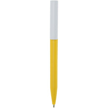 Load image into Gallery viewer, Unix recycled plastic ballpoint pen (blue ink) — Yellow