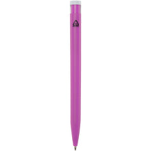 Load image into Gallery viewer, Unix recycled plastic ballpoint pen (blue ink) — Magenta (back)