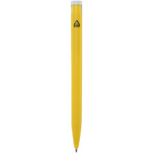 Load image into Gallery viewer, Unix recycled plastic ballpoint pen (black ink) — Yellow (back)