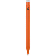Load image into Gallery viewer, Unix recycled plastic ballpoint pen (black ink) — Orange (back)