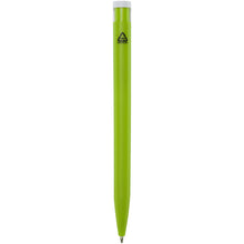 Load image into Gallery viewer, Unix recycled plastic ballpoint pen (black ink) — Apple green (back)