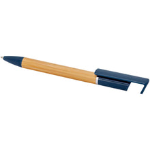 Load image into Gallery viewer, Delfina phone holder pen (blue ink) — Ocean blue (detail)