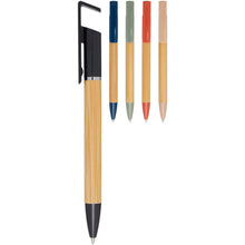 Load image into Gallery viewer, Delfina phone holder pen (blue ink) — group
