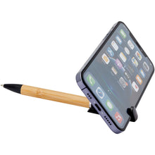 Load image into Gallery viewer, Delfina phone holder pen (blue ink) — Black (detail 2)