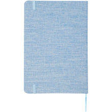 Load image into Gallery viewer, Ramona A5 cotton notebook — Light blue (back)