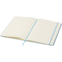Load image into Gallery viewer, Ramona A5 cotton notebook — Light blue (detail)