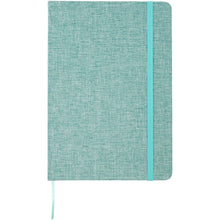 Load image into Gallery viewer, Ramona A5 cotton notebook — Heather green (front)