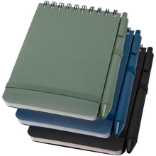 Load image into Gallery viewer, Thalaasa A6 hard cover ocean-bound notebook with ballpoint pen (black ink) — group