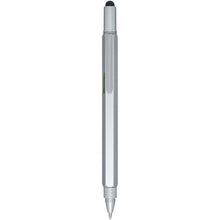 Load image into Gallery viewer, Dora recycled aluminium multifunctional pen (black ink) — Silver