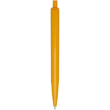 Load image into Gallery viewer, Elsa recycled plastic ballpoint pen (black ink) — Yellow (back)