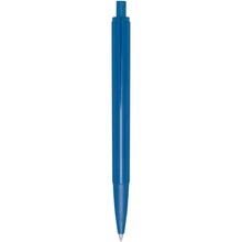 Load image into Gallery viewer, Elsa recycled plastic ballpoint pen (black ink) — Blue (back)