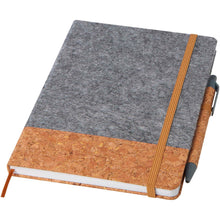 Load image into Gallery viewer, Veronica A5 hard cover notebook — Grey / Natural