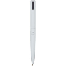 Load image into Gallery viewer, Juana recycled aluminium ballpoint pen (blue ink) — White (back)