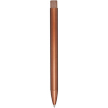 Load image into Gallery viewer, Beatriz recycled brass ballpoint pen (black ink) — Copper (back)