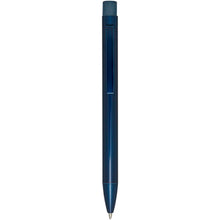 Load image into Gallery viewer, Beatriz recycled brass ballpoint pen (black ink) — Blue