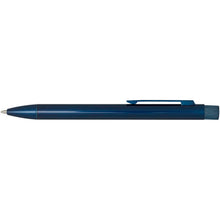 Load image into Gallery viewer, Beatriz recycled brass ballpoint pen (black ink) — Blue (front)