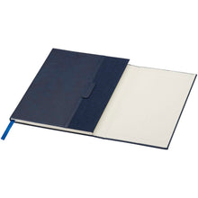 Load image into Gallery viewer, Alejandra A5 recycled plastic hard cover notebook — Ocean blue (detail)