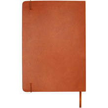 Load image into Gallery viewer, Legato A5 notebook and rollerball pen set (blue ink) — Brown (back)
