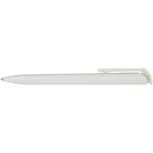 Load image into Gallery viewer, Lucia recycled plastic ballpoint pen (black ink) — White (front)