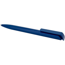 Load image into Gallery viewer, Lucia recycled plastic ballpoint pen (black ink) — Blue (detail)