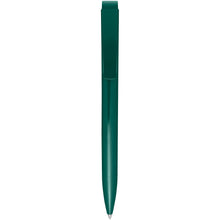 Load image into Gallery viewer, Lucia recycled plastic ballpoint pen (black ink) — Forest green