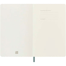 Load image into Gallery viewer, Moleskine 100% VEGEA® Boa L soft cover notebook - ruled — Green (detail)