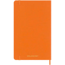 Load image into Gallery viewer, Moleskine 100% VEGEA® Capri L soft cover notebook - ruled — Orange (back)