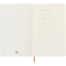 Load image into Gallery viewer, Moleskine 100% VEGEA® Capri L soft cover notebook - ruled — Orange (detail)
