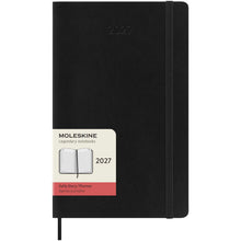Load image into Gallery viewer, Moleskine soft cover 12 month L daily planner — Black