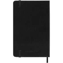 Load image into Gallery viewer, Moleskine hard cover 12 month PK daily planner — Black (back)