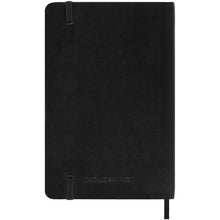 Load image into Gallery viewer, Moleskine soft cover 12 month weekly PK planner — Black (back)