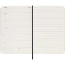 Load image into Gallery viewer, Moleskine soft cover 12 month weekly PK planner — Black (detail 2)