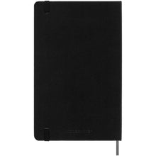 Load image into Gallery viewer, Moleskine hard cover undated L weekly planner — Black (back)