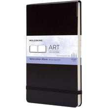 Load image into Gallery viewer, Moleskine large art water colour album — Black