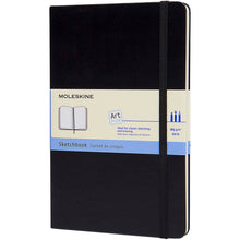 Load image into Gallery viewer, Moleskine large art sketchbook — Black