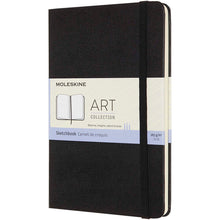 Load image into Gallery viewer, Moleskine medium art sketchbook — Black