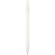 Load image into Gallery viewer, Fidget recycled plastic ballpoint pen (black ink) — White (back)