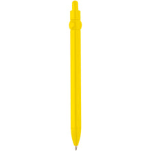 Load image into Gallery viewer, Fidget recycled plastic ballpoint pen (black ink) — Yellow (back)